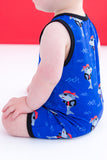 Birdie Bean Tank Shortie Romper - Sebastian - Let Them Be Little, A Baby & Children's Clothing Boutique