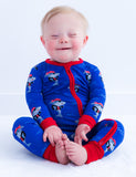 Birdie Bean Zip Romper w/ Convertible Foot - Sebastian - Let Them Be Little, A Baby & Children's Clothing Boutique