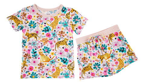 Birdie Bean Short Sleeve & Shorts 2 Piece Lounge Set - Ivy - Let Them Be Little, A Baby & Children's Clothing Boutique