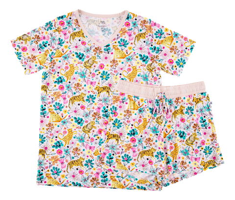 Birdie Bean Women's Short Sleeve w/ Shorts Lounge Set - Ivy - Let Them Be Little, A Baby & Children's Clothing Boutique