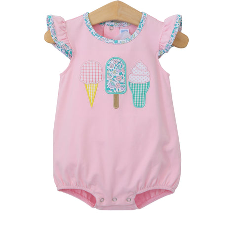 Trotter Street Kids Flutter Sleeve Bubble - Ice Cream Social - Let Them Be Little, A Baby & Children's Clothing Boutique