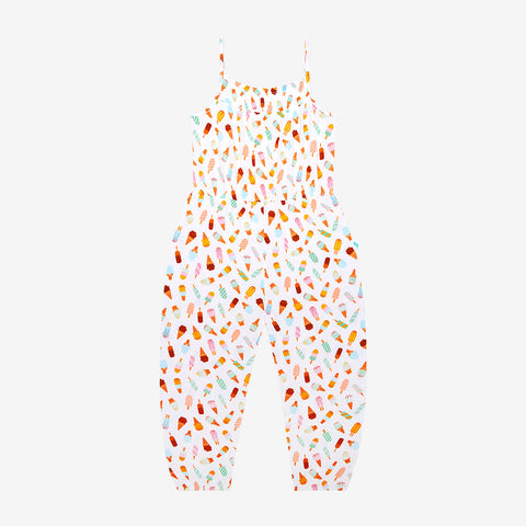 Posh Peanut Sleeveless Smocked Jumpsuit - Ice Cream Parlor - Let Them Be Little, A Baby & Children's Clothing Boutique