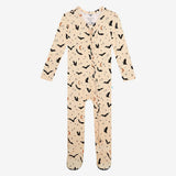 Posh Peanut Zipper Footie - Spooky Bats - Let Them Be Little, A Baby & Children's Clothing Boutique