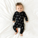Posh Peanut Convertible One Piece - Dancing Skelly (Glow in the Dark) - Let Them Be Little, A Baby & Children's Clothing Boutique