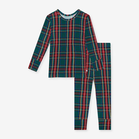 Posh Peanut Basic Long Sleeve Pajamas - Tartan Plaid - Let Them Be Little, A Baby & Children's Clothing Boutique