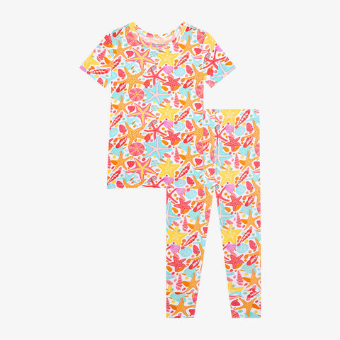 Posh Peanut Basic Short Sleeve Pajamas - Sandy - Let Them Be Little, A Baby & Children's Clothing Boutique