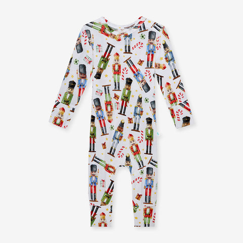 Posh Peanut Long Sleeve Romper - Nutcracker - Let Them Be Little, A Baby & Children's Clothing Boutique