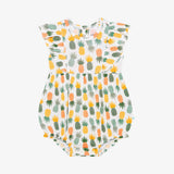Posh Peanut Flutter Sleeve Bubble Romper - McGuire - Let Them Be Little, A Baby & Children's Clothing Boutique