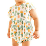 Posh Peanut Flutter Sleeve Bubble Romper - McGuire - Let Them Be Little, A Baby & Children's Clothing Boutique