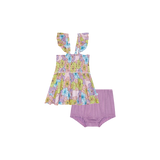 Posh Peanut Smocked Flutter Sleeve Babydoll & Bloomer Set - Kourtney - Let Them Be Little, A Baby & Children's Clothing Boutique