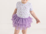 Posh Peanut Short Sleeve Tulle Skirt Bodysuit - Jeanette - Let Them Be Little, A Baby & Children's Clothing Boutique