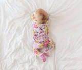 Posh Peanut Ruffled Zipper Footie - Gaia - Let Them Be Little, A Baby & Children's Clothing Boutique