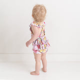 Posh Peanut Ruffled Strap Bubble Romper - Gaia - Let Them Be Little, A Baby & Children's Clothing Boutique