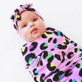 Posh Peanut Infant Swaddle Set - Electric Leopard - Let Them Be Little, A Baby & Children's Clothing Boutique
