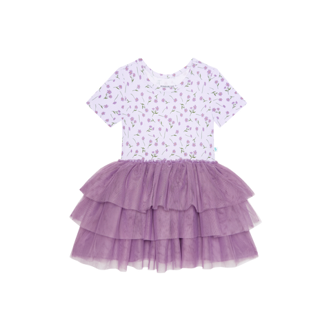 Posh Peanut Short Sleeve Tulle Dress - Jeanette - Let Them Be Little, A Baby & Children's Clothing Boutique