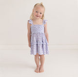 Posh Peanut Smocked Flutter Sleeve Babydoll Dress - Jeanette - Let Them Be Little, A Baby & Children's Clothing Boutique