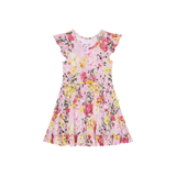 Posh Peanut Cap Sleeve Ruffled Twirl Dress - Gaia - Let Them Be Little, A Baby & Children's Clothing Boutique