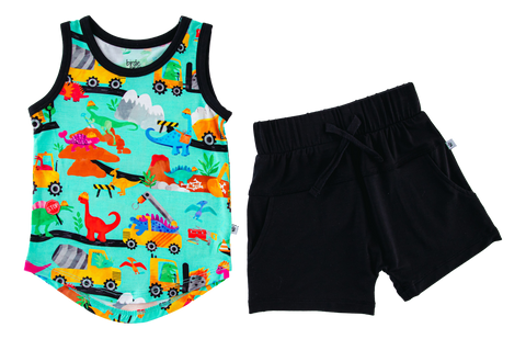 Birdie Bean Tank and Shorts Set - Robby - Let Them Be Little, A Baby & Children's Clothing Boutique