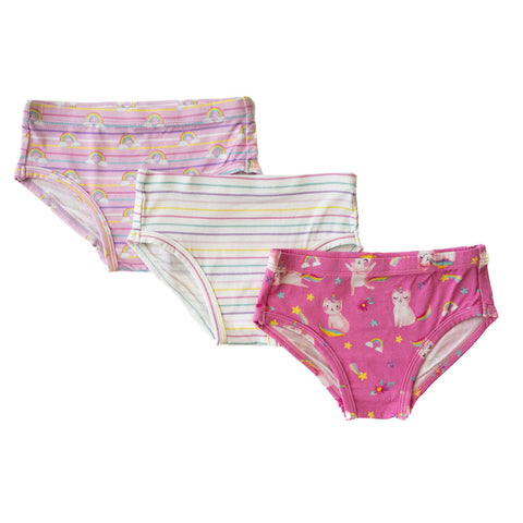 Macaron + Me 3 Pack Panty - Unicorn Kitty - Let Them Be Little, A Baby & Children's Clothing Boutique