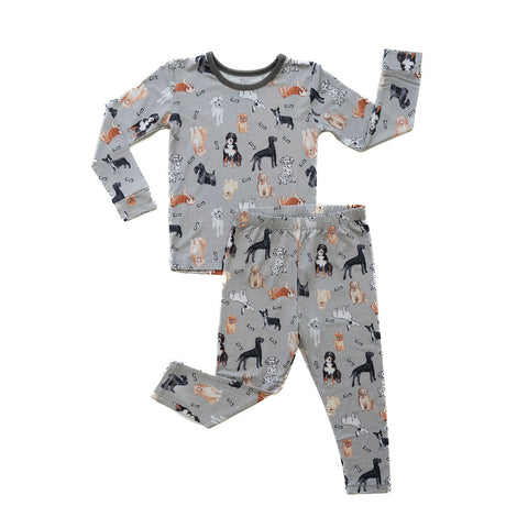 Macaron + Me Long Sleeve Toddler PJ Set - Puppy Pack - Let Them Be Little, A Baby & Children's Clothing Boutique