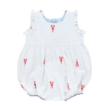 Pink Chicken Kelsey Bubble - Lobster Check - Let Them Be Little, A Baby & Children's Clothing Boutique
