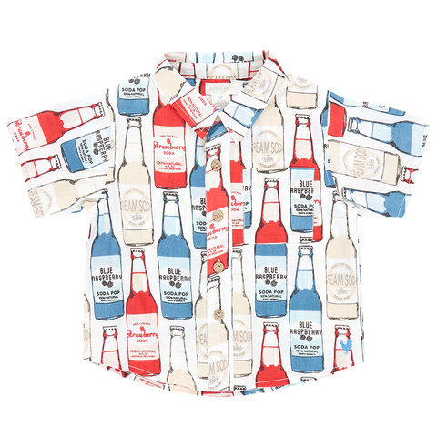 Pink Chicken Boys Jack Shirt - Soda Pop - Let Them Be Little, A Baby & Children's Clothing Boutique