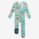 Posh Peanut Zipper Footie - Around the World - Let Them Be Little, A Baby & Children's Clothing Boutique