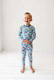 Macaron + Me Long Sleeve Toddler PJ Set - Rescue - Let Them Be Little, A Baby & Children's Clothing Boutique