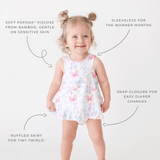 Parz by Posh Peanut Sleeveless Bubble Romper Dress - Alexandria - Let Them Be Little, A Baby & Children's Clothing Boutique