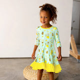 Free Birdees Ruffle High Low Twirling Dress - Lemonade Stands & Honey Bears - Let Them Be Little, A Baby & Children's Clothing Boutique