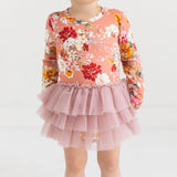 Posh Peanut Long Sleeve Tulle Skirt Bodysuit - Celia - Let Them Be Little, A Baby & Children's Clothing Boutique