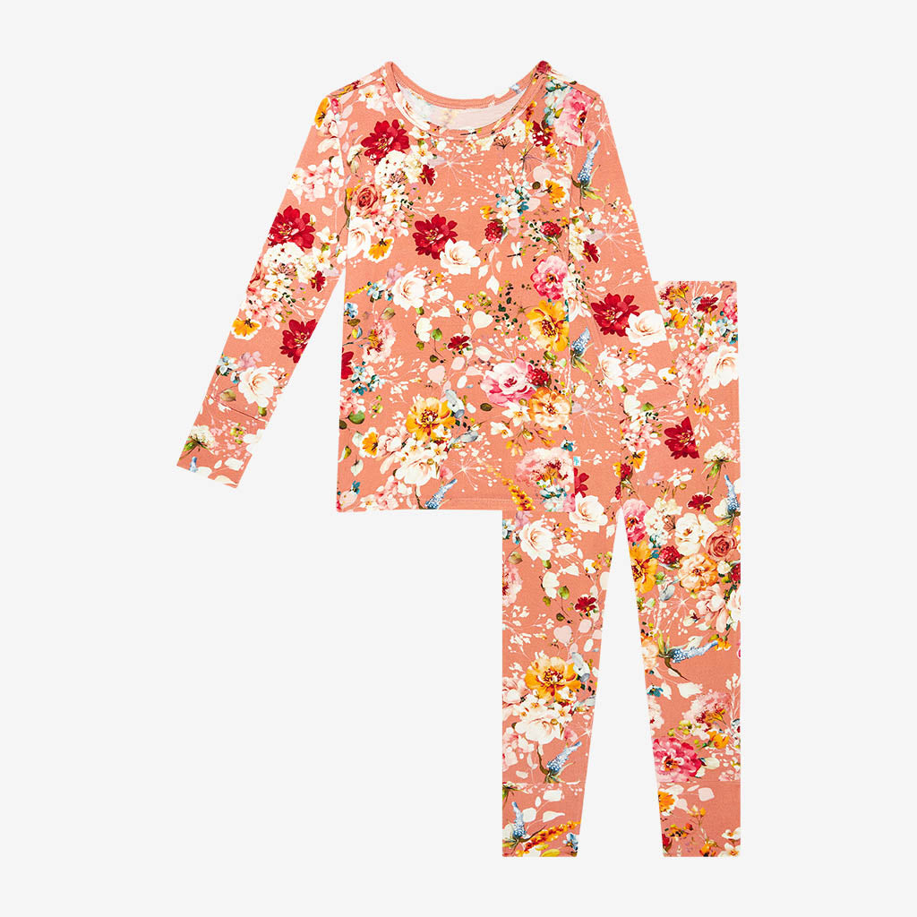 Posh Peanut Basic Long Sleeve Pajamas - Celia  Let Them Be Little, A Baby  & Children's Clothing Boutique