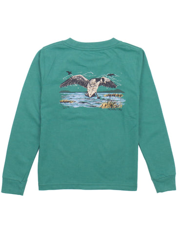 Properly Tied Long Sleeve Signature Tee - Geese - Let Them Be Little, A Baby & Children's Clothing Boutique