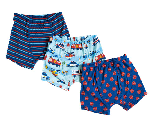Macaron + Me 3 Pack Boxer Brief - Rescue - Let Them Be Little, A Baby & Children's Clothing Boutique