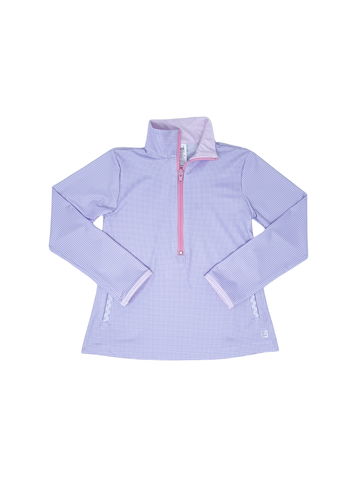 Set Athleisure Heather Half Zip - Lavender / Pink - Let Them Be Little, A Baby & Children's Clothing Boutique