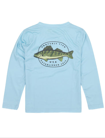 Properly Tied Long Sleeve Performance Tee - Hooked - Let Them Be Little, A Baby & Children's Clothing Boutique