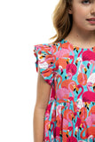 Briton Court Girls Dress - Francie Flamingo - Let Them Be Little, A Baby & Children's Clothing Boutique