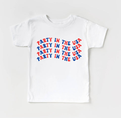 Benny & Ray Graphic Tee - Party in the USA - Let Them Be Little, A Baby & Children's Clothing Boutique