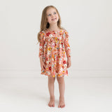 Posh Peanut 3/4 Sleeve Flutter Dress - Celia - Let Them Be Little, A Baby & Children's Clothing Boutique