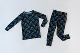Ollee and Belle Two-Piece Long Sleeve PJ Set - Change the World - Let Them Be Little, A Baby & Children's Clothing Boutique