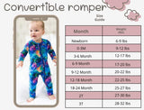 Ollee and Belle Convertible Zip Romper - Change the World - Let Them Be Little, A Baby & Children's Clothing Boutique