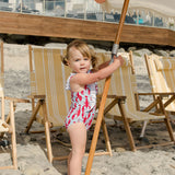 Pink Chicken Katniss Swimsuit - Lobster Stripe - Let Them Be Little, A Baby & Children's Clothing Boutique