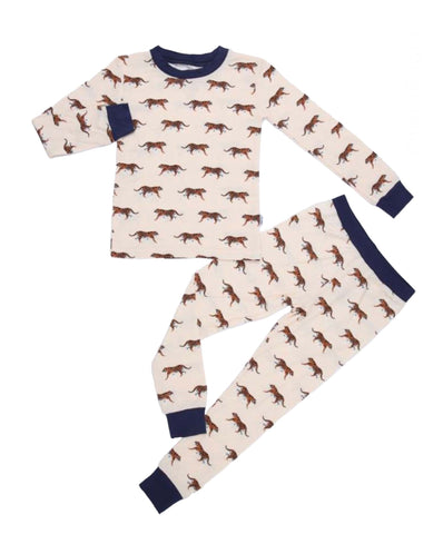 Southern Slumber Bamboo Pajama Set - Navy Tiger - Let Them Be Little, A Baby & Children's Clothing Boutique