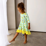 Free Birdees Ruffle High Low Twirling Dress - Lemonade Stands & Honey Bears - Let Them Be Little, A Baby & Children's Clothing Boutique