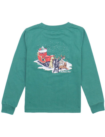 Properly Tied Long Sleeve Signature Tee - Sleigh Dog - Let Them Be Little, A Baby & Children's Clothing Boutique