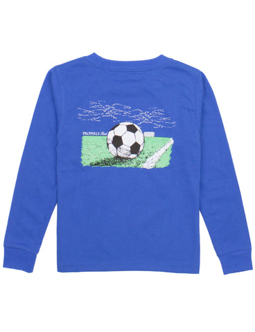 Properly Tied Long Sleeve Signature Tee - Soccer - Let Them Be Little, A Baby & Children's Clothing Boutique