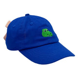 Bits & Bows Baseball Hat w/ Bow - Blue w/ Gator - Let Them Be Little, A Baby & Children's Clothing Boutique