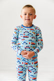 Macaron + Me Long Sleeve Toddler PJ Set - Rescue - Let Them Be Little, A Baby & Children's Clothing Boutique