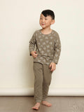 Greige Bamboo Long Sleeve Tee - Olive Smarty Pants - Let Them Be Little, A Baby & Children's Clothing Boutique