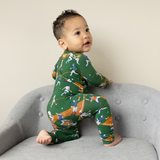 Hanlyn Collective Zip Rompsie w/ Convertible Foot - Play Ball - Let Them Be Little, A Baby & Children's Clothing Boutique